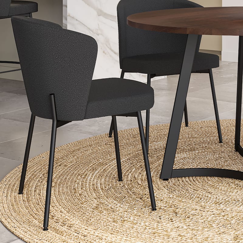 Amisco Joelle Solid Wood Table and Camilla Chairs 5-Pieces Dining Set