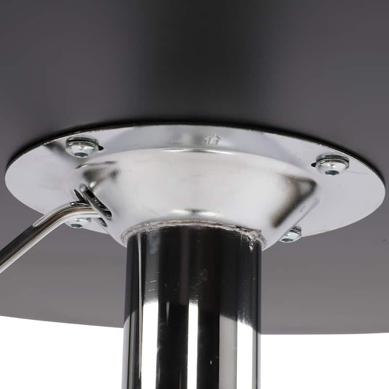 360 Swivel Round Pub Table Height Adjustable Bar Table 27.5-35.6 inches