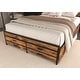 preview thumbnail 8 of 6, Queen Platform Bed Frame with 8 Spacious Storage Drawers, LED Headboard Featuring Charging Station with USB