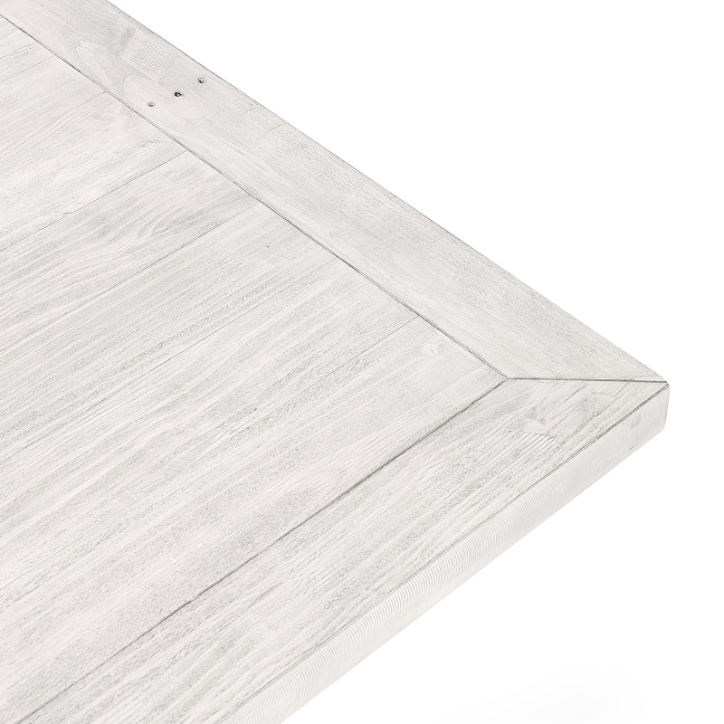 Classic Home Caleb 94" Solid Wood Farmhouse Dining Table