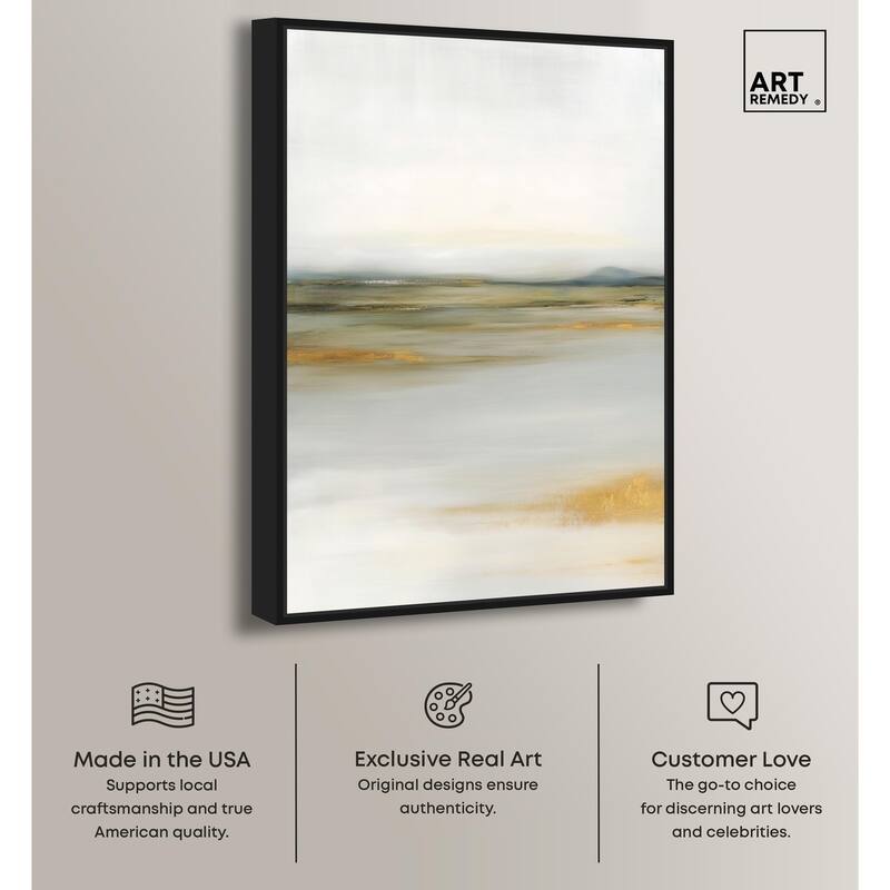 Misty Expanse I Canvas by Art Remedy