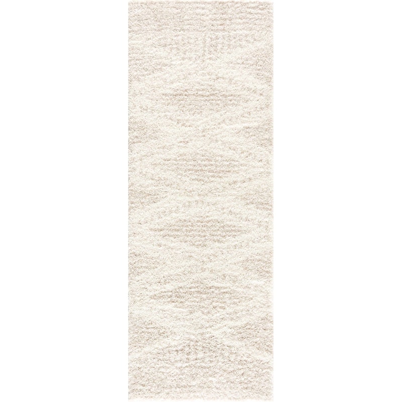 Hauteloom Lux Shag Collection Moroccan Farmhouse Shaggy High Plush Pile Area Rug