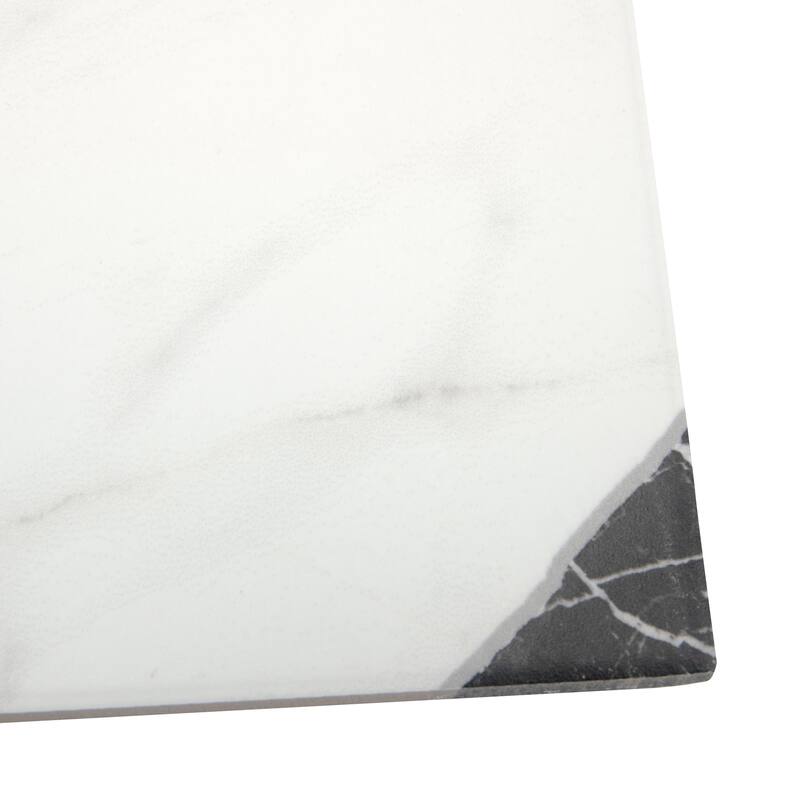 Merola Tile Merzoni Yard Marquina 13" x 13" Porcelain Floor and Wall Tile