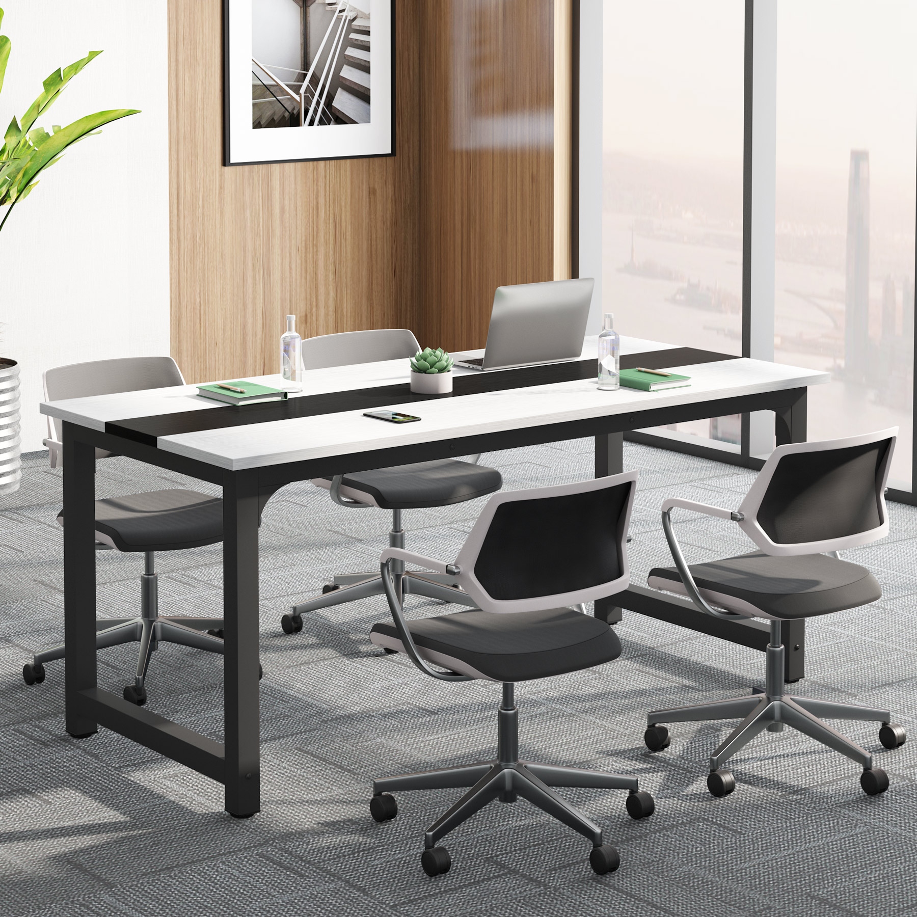 Small conference table and clearance chairs