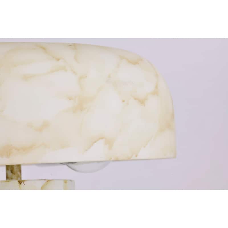 Tambae Glass Marble Finish Table Lamp