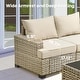preview thumbnail 20 of 62, XIZZI 8-Piece Patio Wicker Furniture Conversation Set with Coffee Table