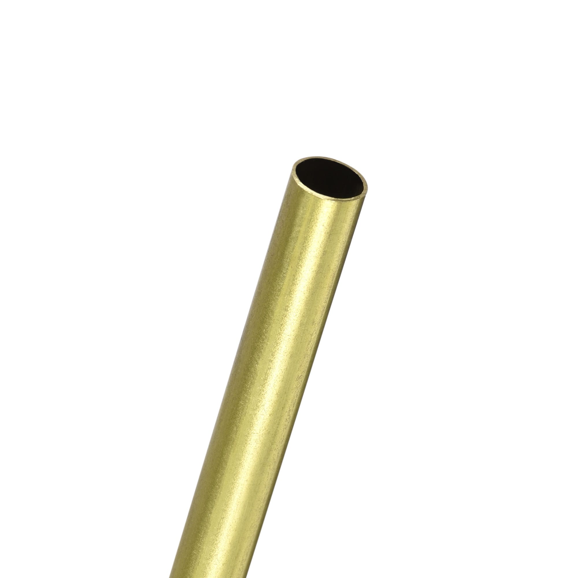 Brass Round Tube 19mm OD 0.5mm Wall Thickness 200mm Length Pipe
