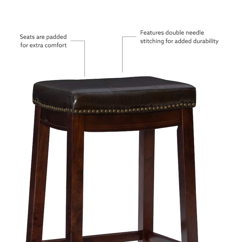 3-Piece Counter Table and Stools - 47.25" - Brown