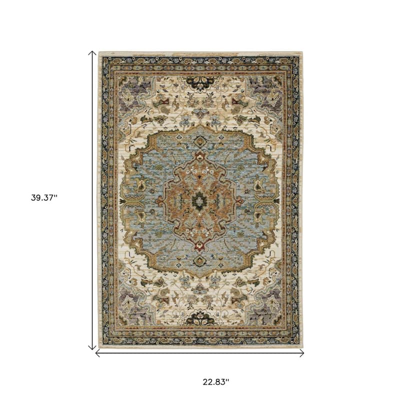 HomeRoots Pivu Oriental Traditional Runner Area Rug