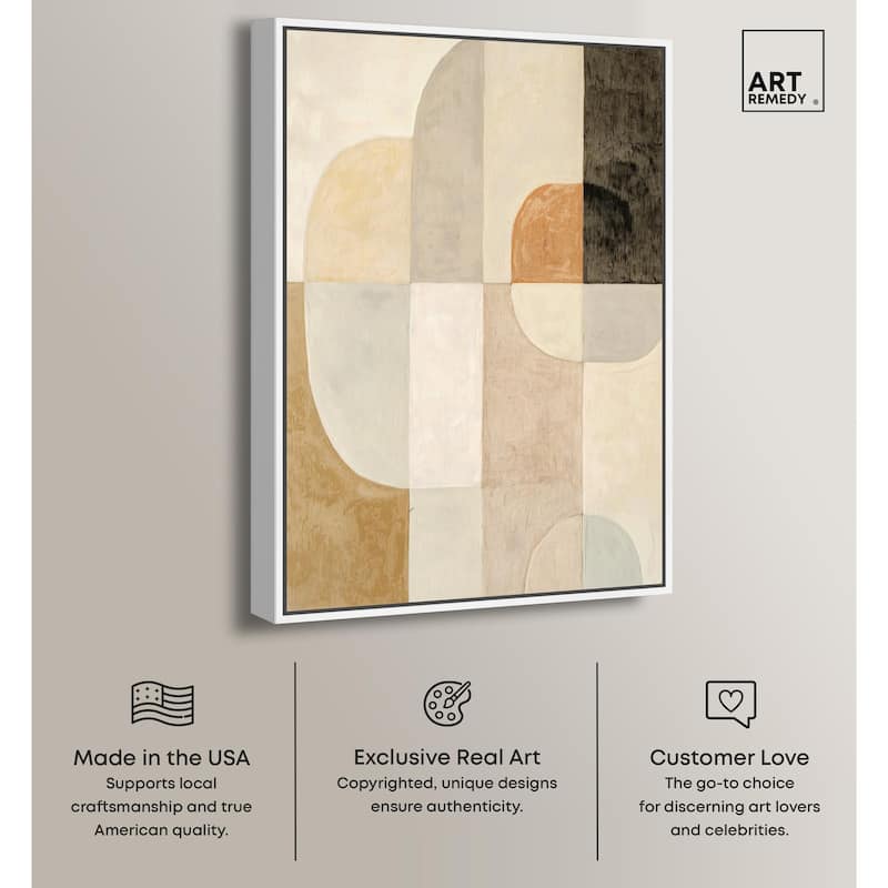 Overlapping Planes I Canvas by Art Remedy