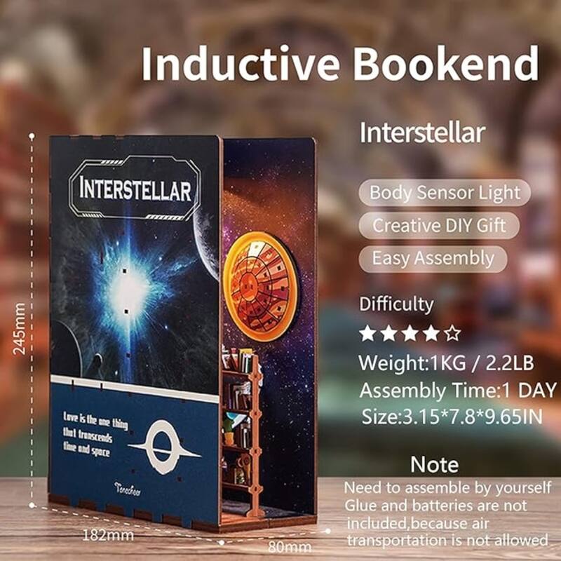 DIY 3D Book Nook Kit - Interstellar 247pcs