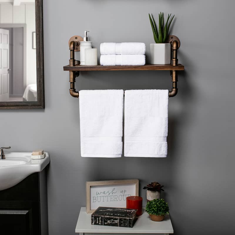 Superior Marche Egyptian Cotton Hand Towel - Set of 4 - White