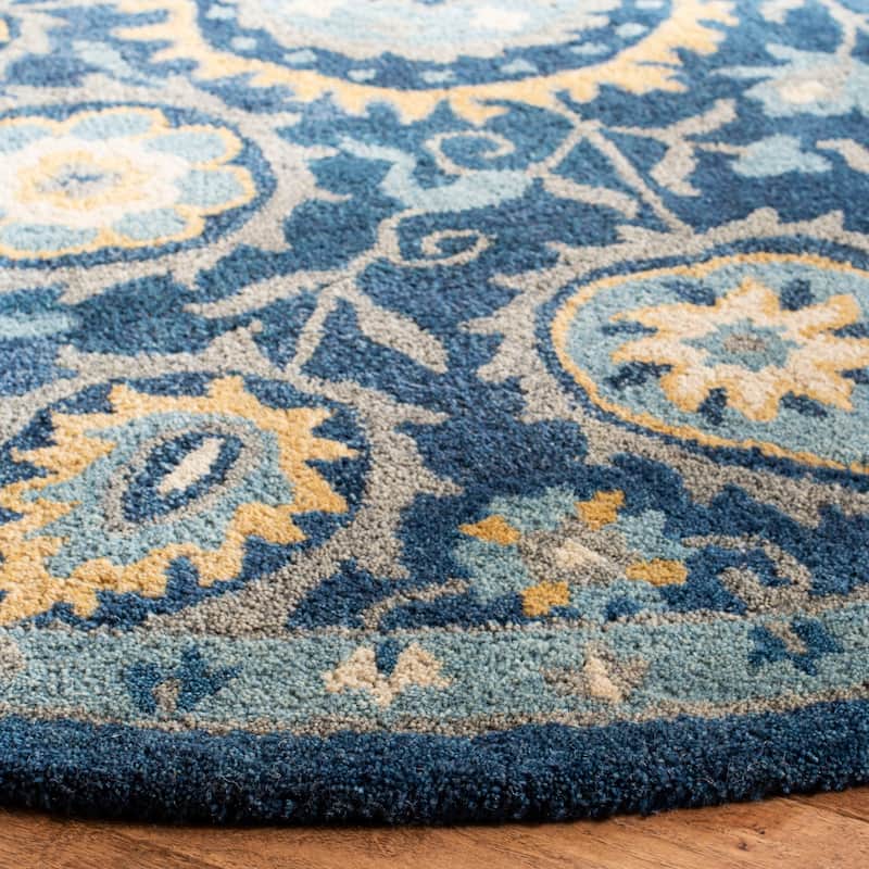 SAFAVIEH Handmade Heritage Zaynah Traditional Oriental Wool Rug