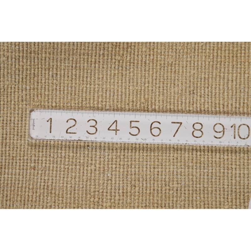 Solid Gabbeh Modern Runner Rug Handmade Wool Carpet - 2'9"x 9'8"