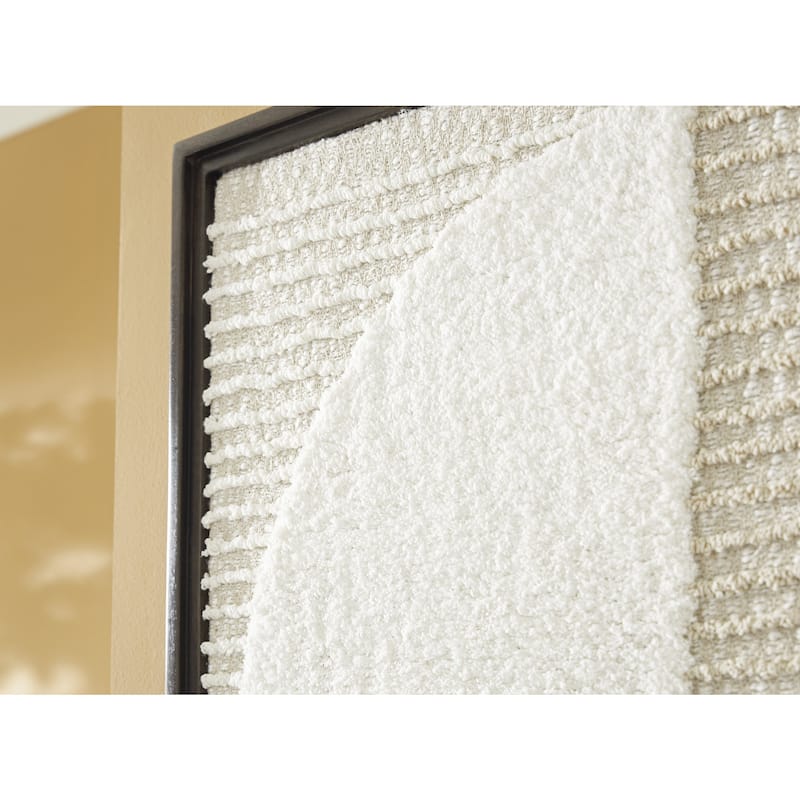Signature Design by Ashley Bachard Beige/White Wall Decor - 30.25" W x 1.75" D x 30.13" H