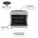 preview thumbnail 5 of 13, Cosmo 36 in. 3.8 cu. ft. Single Oven Dual Fuel Range with 8 Function Convection Oven in Stainless Steel