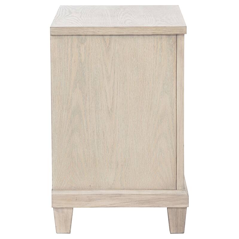 Pembroke 2-drawer Nightstand Bedside Table Washed Oak