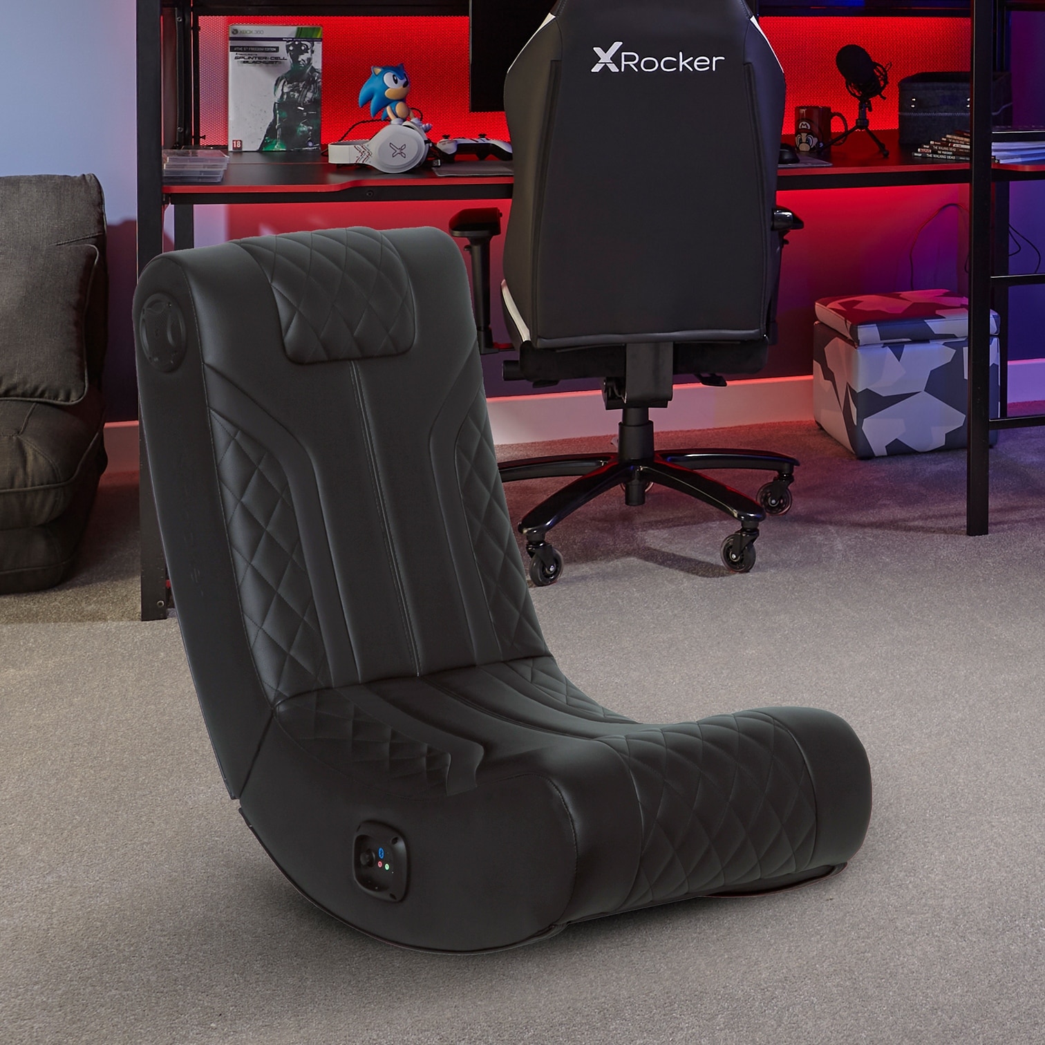 Speakers Bluetooth Sylvania Rocker Gaming Chair Video Game Rocker