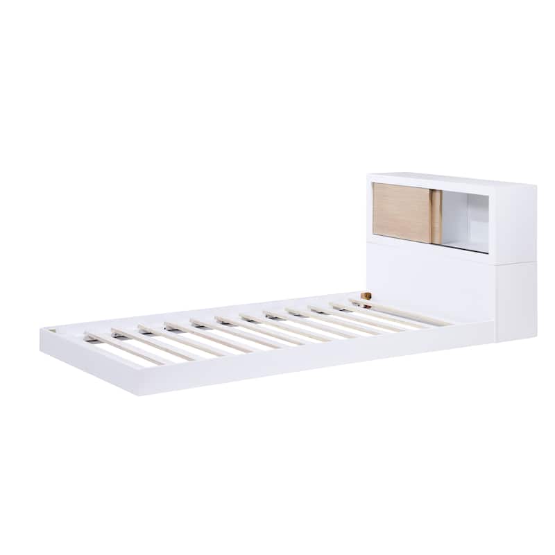 Lacey Bookcase Platform Bed, Twin