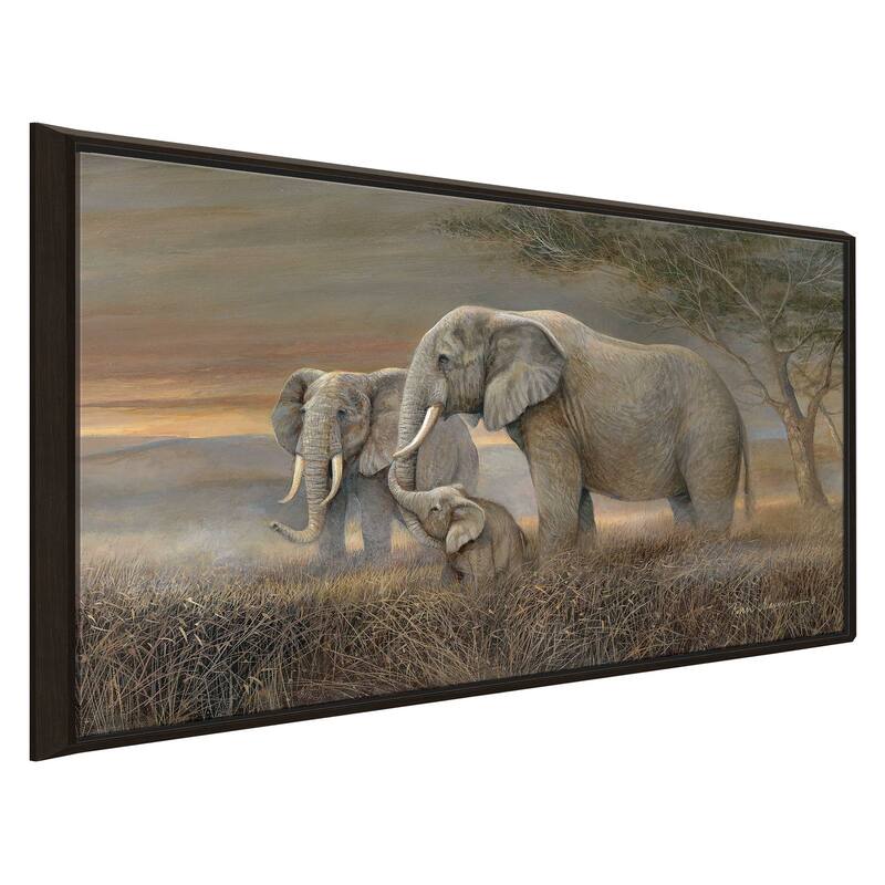 "Gentle Giants" by Ruane Manning Print on Floating Canvas