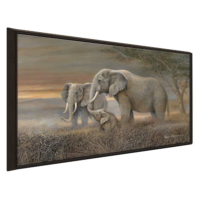 "Gentle Giants" by Ruane Manning Print on Floating Canvas