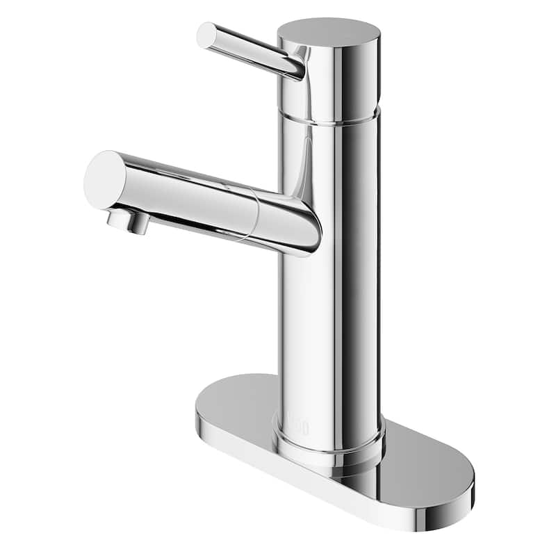VIGO Noma 8" H Single Handle Single Hole Bathroom Faucet