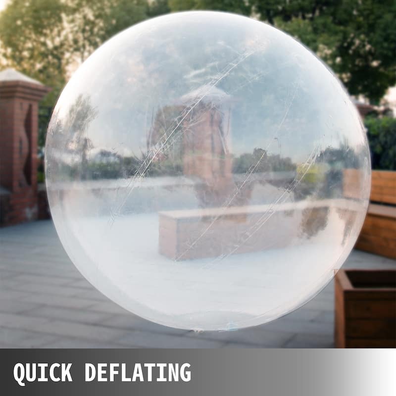 UIMOSO 2M Walk on Water Walking Ball Roll Inflatable Zorb Ball w/ German Zipper PVC - 390 lbs capacity