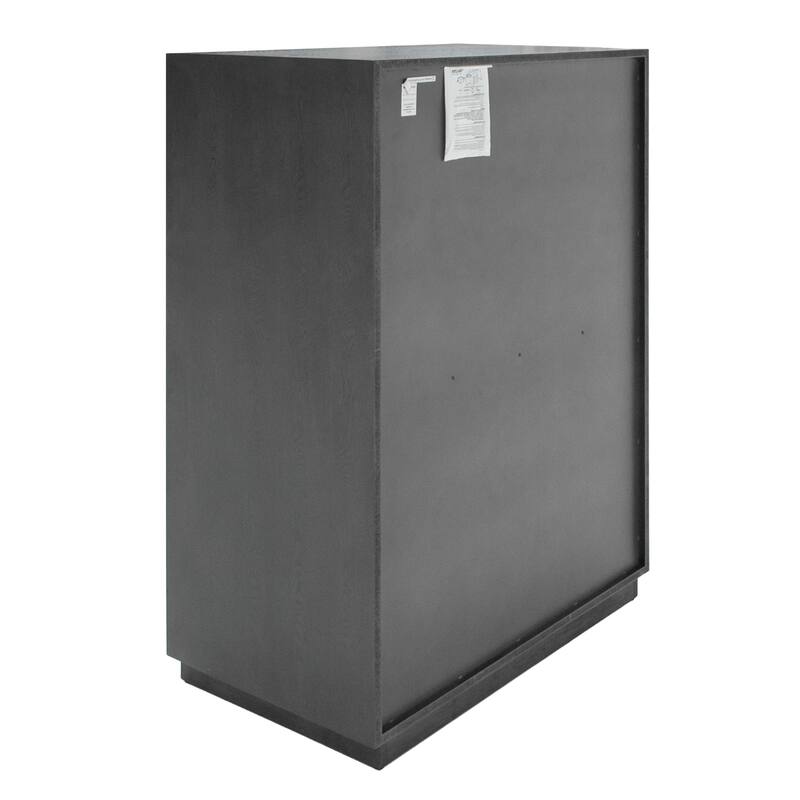 Modrest Manhattan Contemporary Grey and Gold Chest