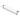 Allied Brass 16 Inch Glass Vanity Shelf with Integrated Towel Bar