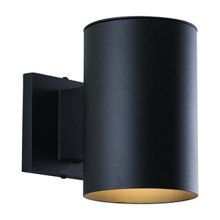 VAXCEL Chiasso 1-Light Outdoor Wall Sconce, Rust-Resistant Aluminum, Metal Shade, LED Compatible, Dark Sky Compliant