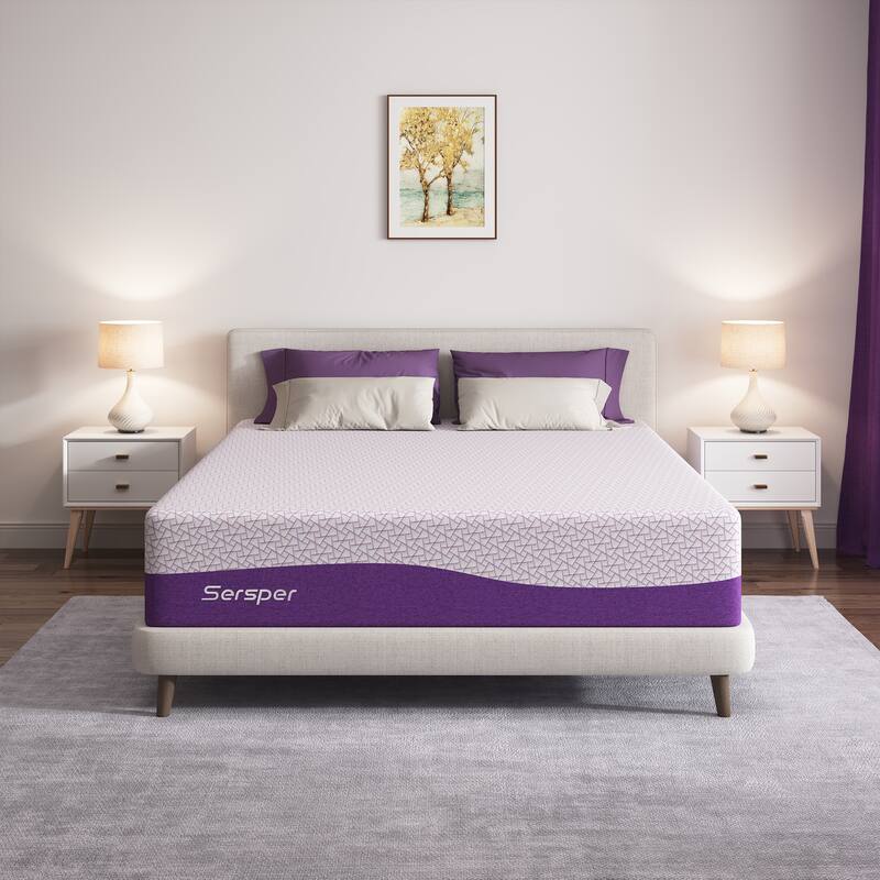 12-inch Luxury Medium Firm Memory Foam Mattress,Queen/ King Mattress Optional