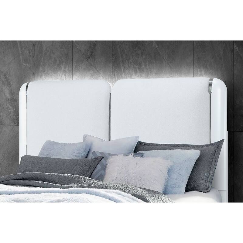 BRENDA GREY KING bed WITH LED LIGHT