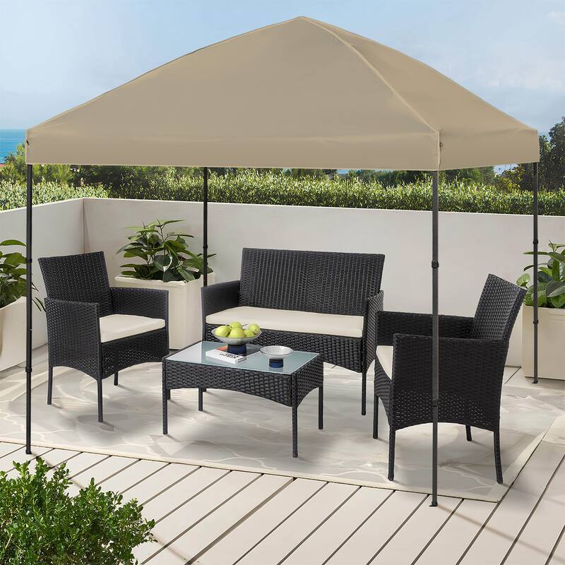 10' x 10' Pop Up Canopy Tent,Outdoor Canopy Tent for Event, Parties, Camping Portable Easy with Carry Bags