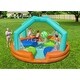 preview thumbnail 2 of 6, Bestway H2OGO! Dodge & Drench Kids Inflatable Outdoor Water Park with Air Blower - 65.9
