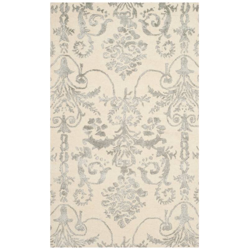 SAFAVIEH Handmade Bella Eleanor Modern Floral Wool Rug