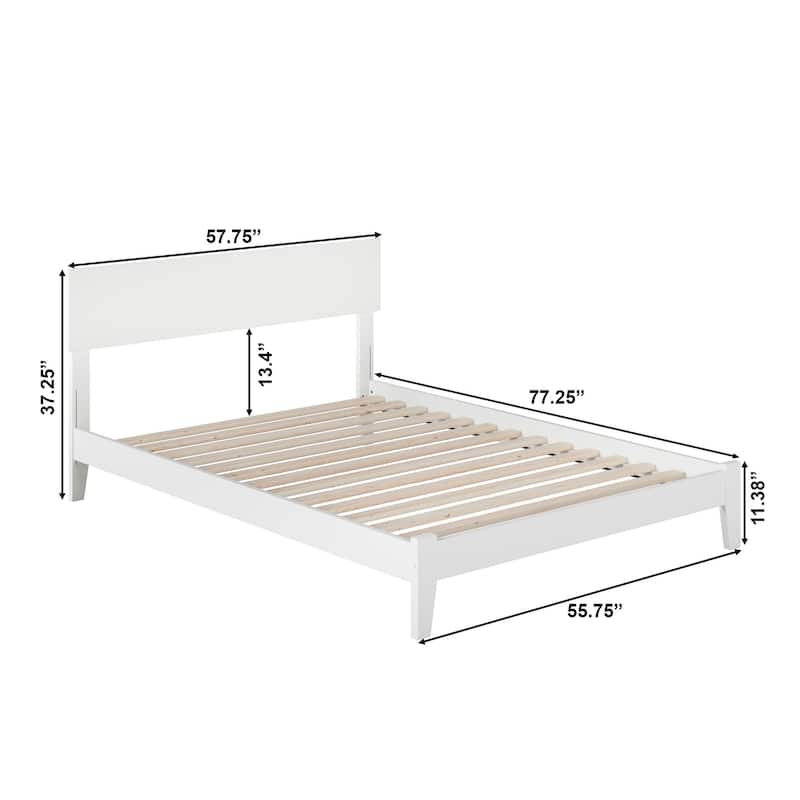 AFI, Orlando Solid Wood Low Profile Platform Bed