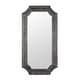 preview thumbnail 1 of 5, Varaluz Farra Wall Mirror 28"W x 54"H - Cerused Black