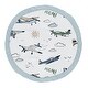 preview thumbnail 1 of 2, Sweet Jojo Designs Vintage Airplane Boy Baby Tummy Time Playmat Green Blue Yellow Airplanes Plane Transportation Clouds Sun Sky