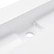 preview thumbnail 34 of 51, vidaXL Wash Basin Mineral Cast/Marble Cast White Washroom Sink Multi Sizes