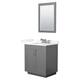 Option Dark Gray, Nickel Trim, Giotto Quartz Top