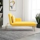 preview thumbnail 17 of 30, Colorful Velvet Sofa Accent Sofa Adjustable Loveseat Sofa with Metal Feet
