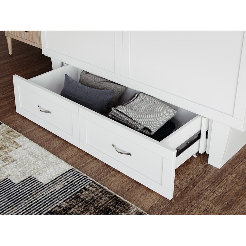 Chelsea Queen Murphy Bed Chest with Mattress