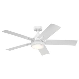 Kichler Lighting Tide 52 inch Integrated LED Outdoor White Ceiling Fan