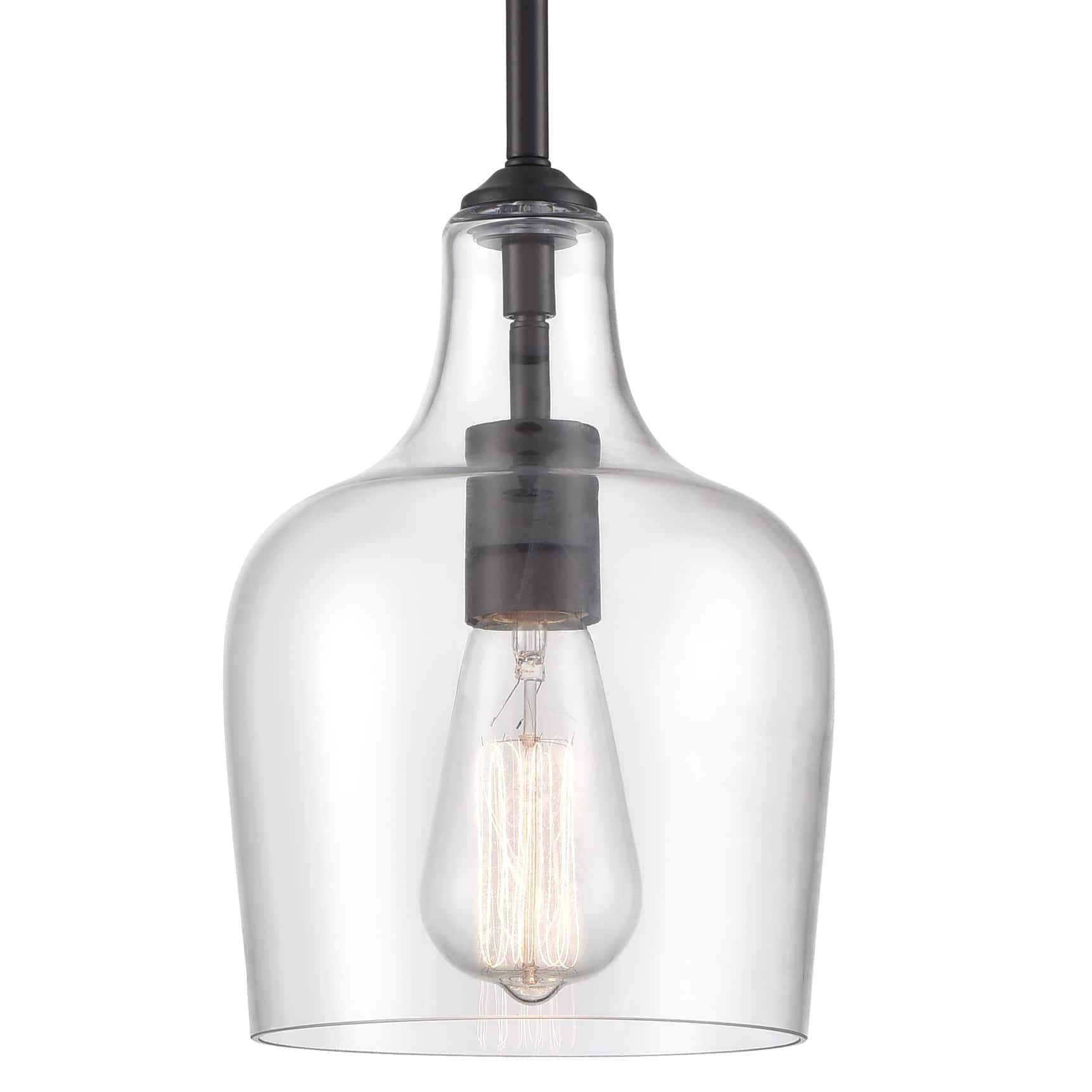 Glass rod pendant light cheap