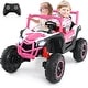 preview thumbnail 16 of 45, Costway 24V Kids Ride on UTV with 4 x 100W Powerful Engine Remote - See Details Pink