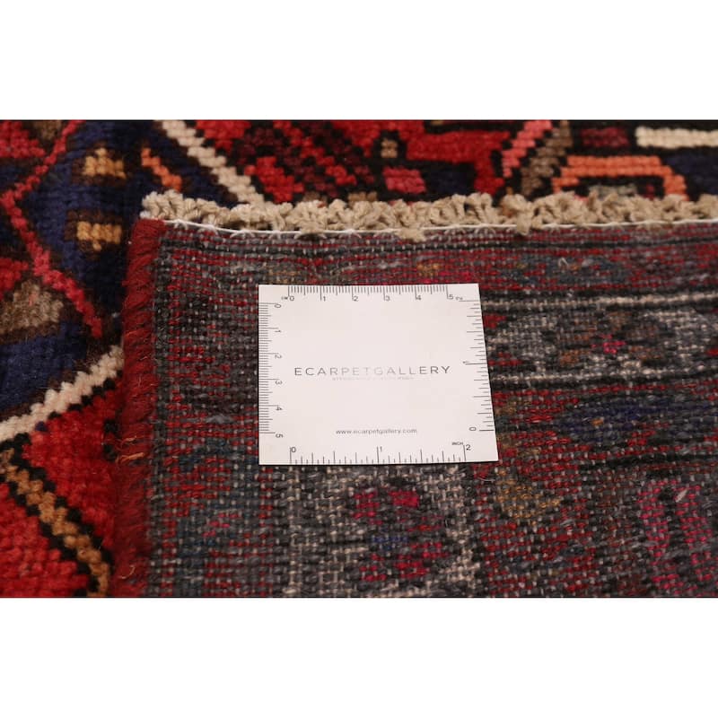 ECARPETGALLERY Hand-knotted Andelz Red Wool Rug - 3'7 x 9'8