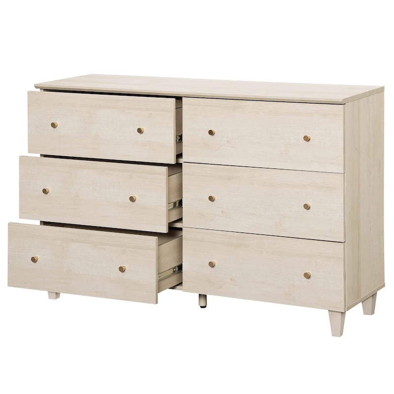 12 Drawers Modern Wood Dresser for Bedroom, 118" Wide