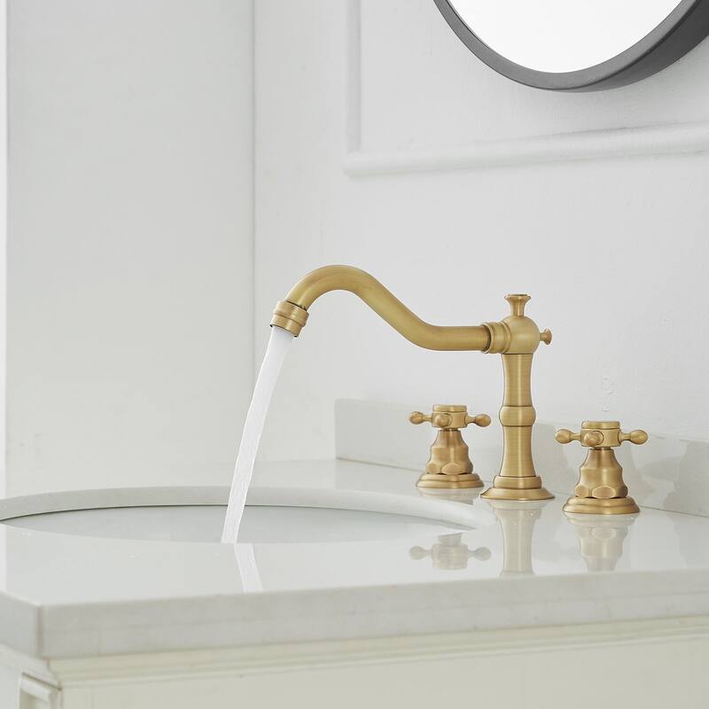 WIZ 8 in. Widespread Double-Handle Bathroom Faucet