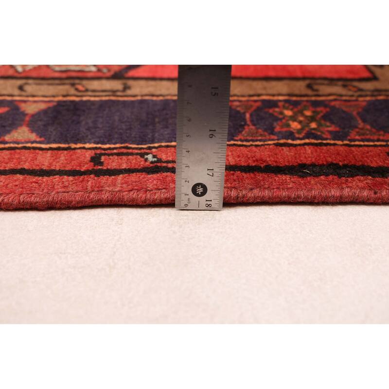 ECARPETGALLERY Hand-knotted Andelz Red Wool Rug - 3'3 x 4'9