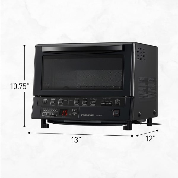 Toaster Oven FlashXpress with Double Infrared Heating and Removable 9 Inner Baking Tray, 1300W